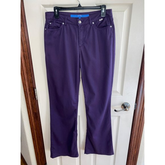 ESCADA SPORT Designer Purple Bootcut Jeans - Superb Condition Size 38 - Picture 2 of 7